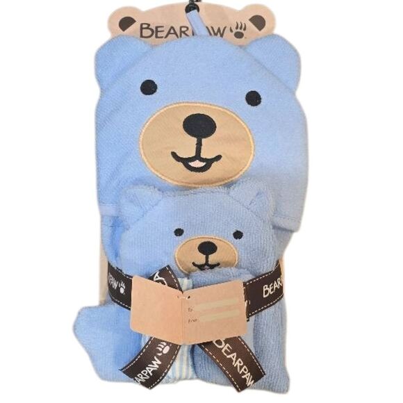 BearPaw A Beary Fun Bathtime Hooded Towel Set - Picture 2 of 4